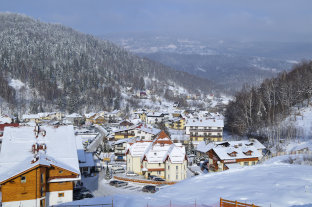 Miasto Szczyrk zimą