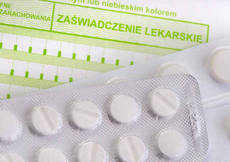 Zwolnienie lekarskie wstecz