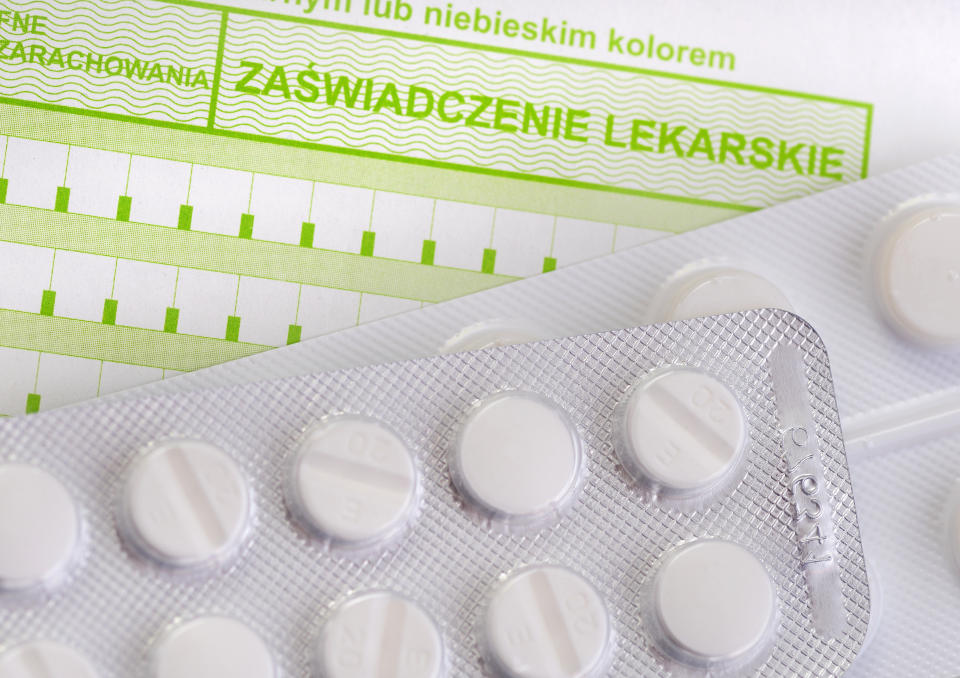 Zwolnienie lekarskie wstecz