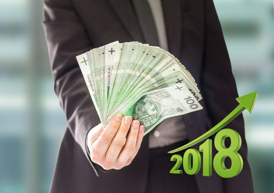 Płace będą rosnąć w 2018 roku